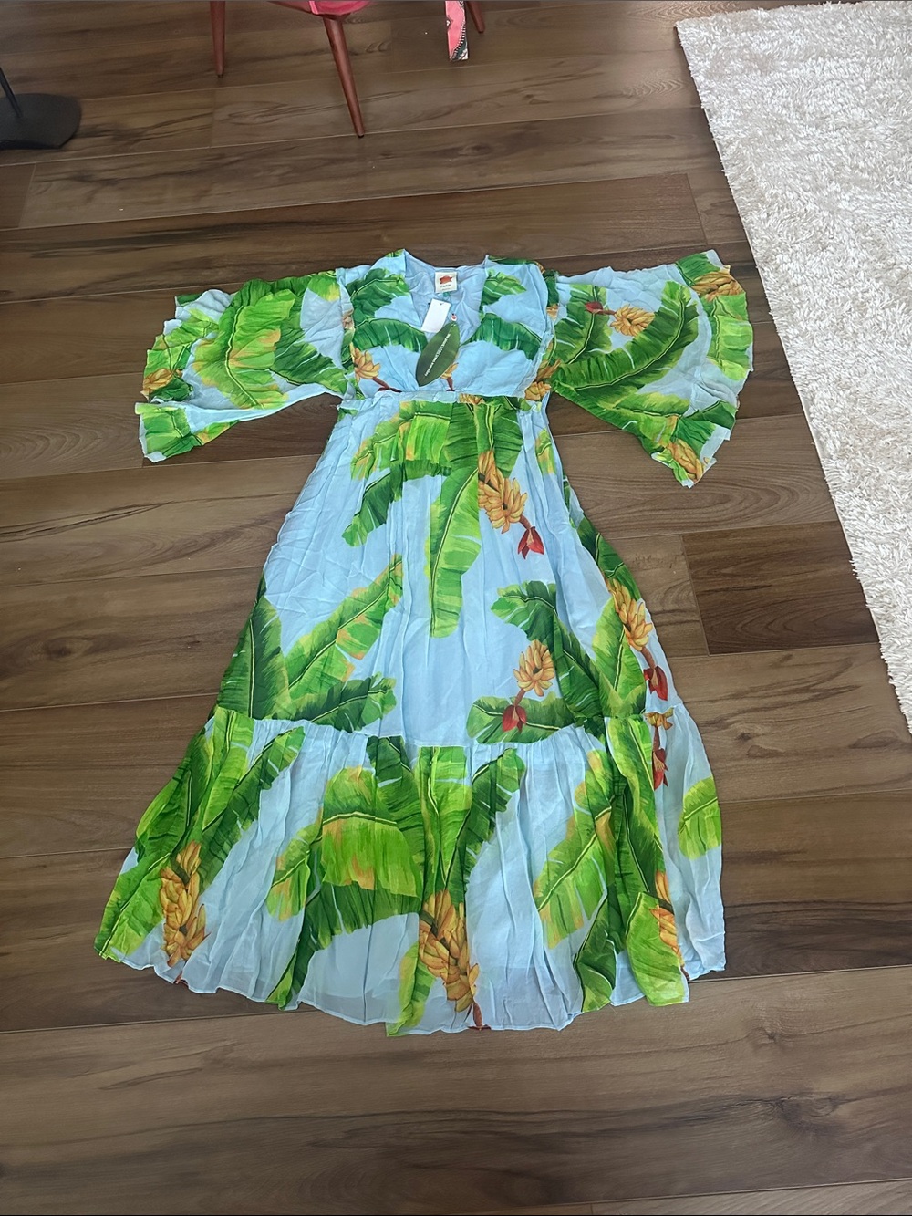 Farm Rio Fresh Bananas Maxi Dress